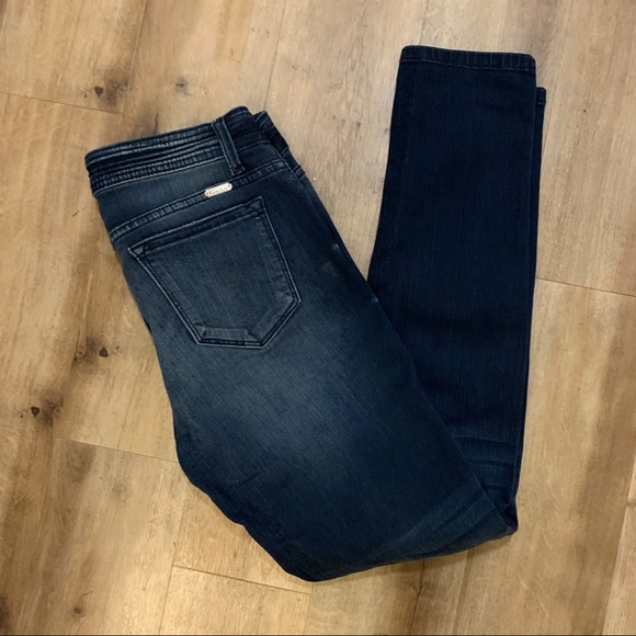 KanCan Denim - KanCan Dark Wash Distressed Jeans Size 11